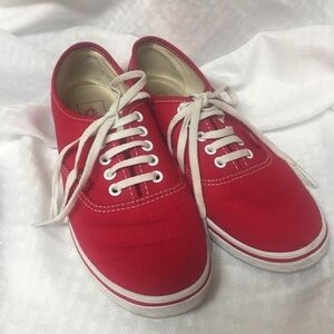 Vans low top skate sneakers Men’s Red Size 5.5